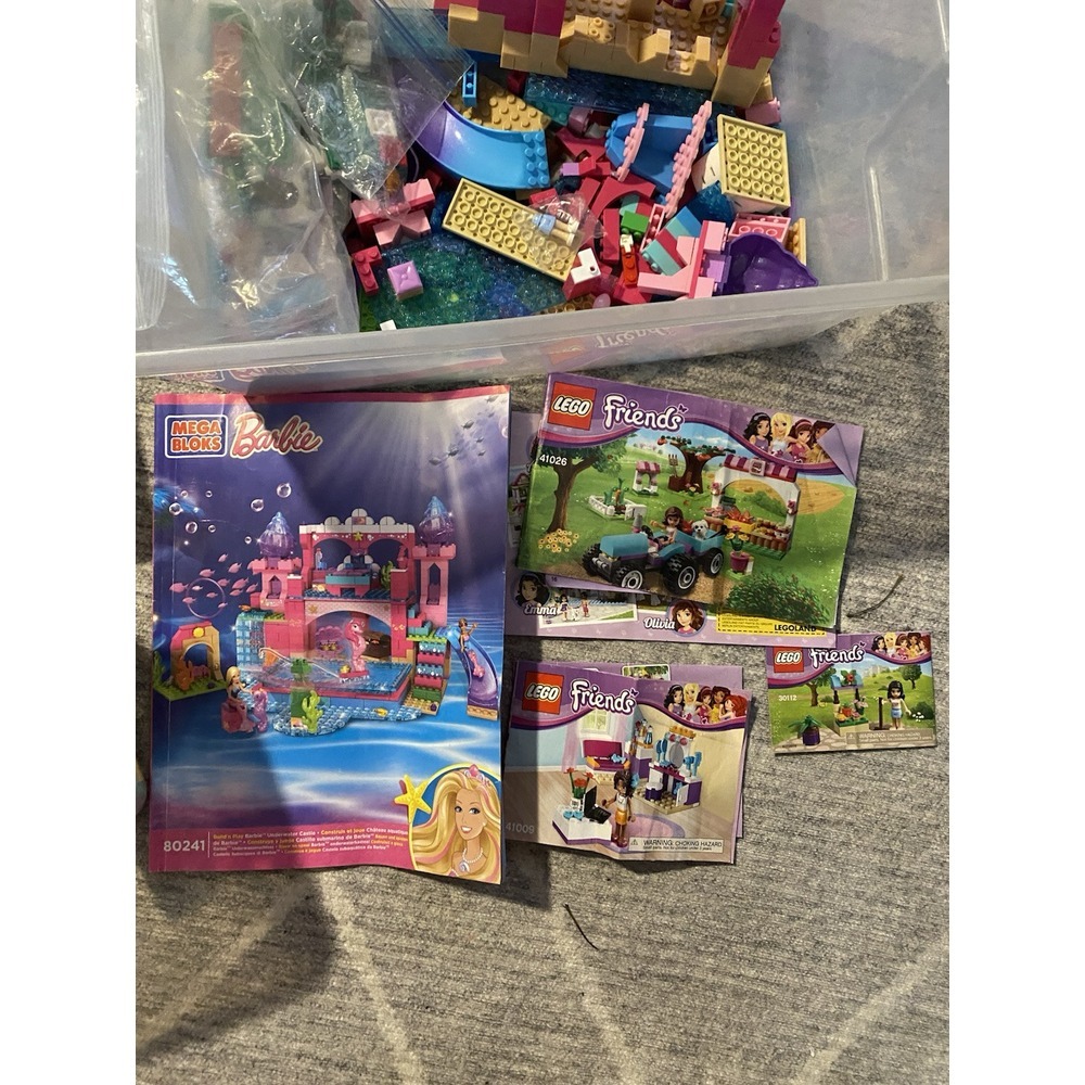 Lego Lot Barbie Mixed Legos Lot And DC Comic Set